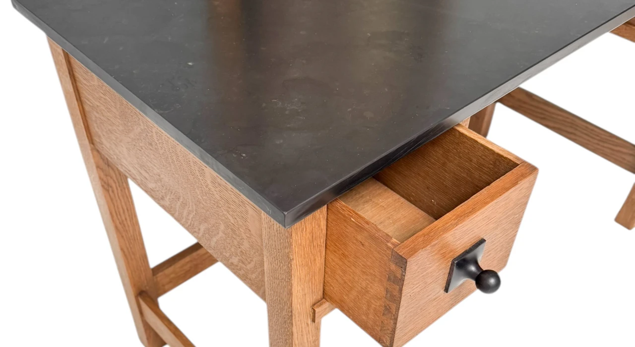 Art Deco Modernist Dressing Table or Vanity by Hendrik Wouda for Pander, 1924